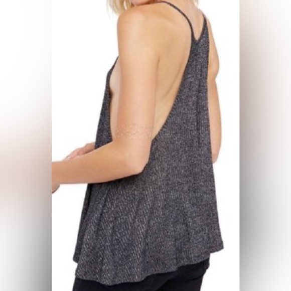 Intimately Free People Wear Me Now Tank Black/Gray Size Small - Picture 9 of 9